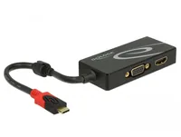 DeLOCK 87730 USB graphics adapter 3840 x 2160 pixels Black