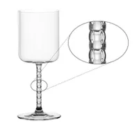 Nachtmann Universal Weinglas Bossa Nova 435 ml, 2 Stück, Transparent - Material: Kristallglas - Glas Typ: Weingläser-Set - Höhe: 20.8 cm - Volumen: 435 ml - Detailfarbe: Transparent
