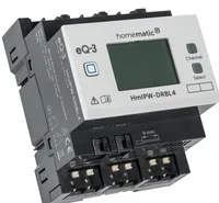 Homematic IP Wired Smart Home Wired Jalousieaktor 4-fach - Produkttyp: Schnittstellen und IO-Module - System-Kompatibilität: Amazon Alexa - Google Assistant - Protokoll: IPv6 - Systemkompatibilität: Bedienung des Wired-Systems über Google Assistant und Am