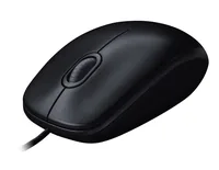 Logitech Maus M90 - Maus-Typ: Standard - Maus Features: Scrollrad - Bedienungsseite: Universal - Detailfarbe: Grau - Schwarz - Verbindungsart: Verkabelt - Schnittstelle: USB-A