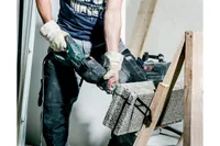 Metabo Säbelsäge SSEP 1400 MVT - Ausstattung: Hartmetall-Sägeblatt - Für Material: Holz - Metall - Betriebsart: Netzbetrieb - Produktkategorie: Säbelsäge - Set: Nein - Akkusystem: Netzbetrieb (kein Akku)