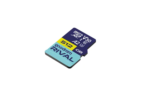 Goodram microSDXC 64GB V30 A2 UHS I U3 RIVAL + adapter Classe 10