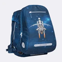 Beckmann Schulthek-Set Classic Space Mission, 6-teilig - Altersempfehlung ab: 6 Jahren - Wasserabweisend: Ja - Detailfarbe: Grau - Dunkelblau - Gewicht: 940 g - Volumen: 22 l - Motiv: Weltall