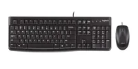 LOGITECH MK120 corded Desktop -  black -  USB -  CH