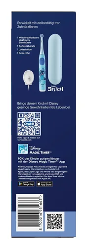 Oral-B iO Kids Stitch Child Rotating toothbrush Blue