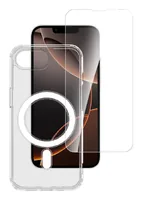 4smarts Back Cover 3in1 Premium Starter Set iPhone 16e - Grundfarbe: Transparent - Fallsicher: Nein - Kompatible Hersteller: Apple - Detailfarbe: Transparent - Mobiltelefon Kompatibilität: iPhone 16e - Material: Keine Angabe