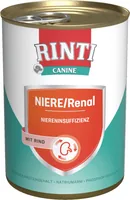 Rinti Canine Nassfutter Niere / Renal Rind, 400 g - Tierart: Hund - Tierbedürfnis: Nieren & Harnwege - Geschmacksrichtung: Rind - Zertifikate: Keine Zertifizierung - Fleischsorte: Rind - Packungsgrösse: 0.4 kg