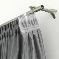Gardinia Ösengleiter mit X-Gelenk 25 Stück, Weiss - Detailfarbe: Weiss - Zubehörtyp: Ösengleiter