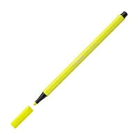STABILO Fasermaler Pen 68 Neon Gelb - Strichstärke: 1 mm - Set: Nein - Verpackungseinheit: 1 Stück - Eigenschaft-Stift: Keine - Anwender: Schule - Büro - Erwachsene - Kinder - Fasermaler & Fineliner Art: Filzstift