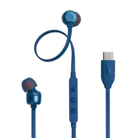 JBL Tune 310C, In-Ear Wired USB-C Headphone with High Resolution blue