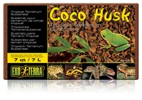 Exo Terra Bodensubstrat Coco Husk – Brick, 7 l - Produkttyp Terraristik: Substrate - Terrarienfauna: Tropisch - Material: Kokosnussschale