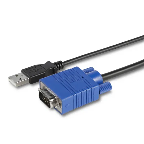 StarTech KVM Console to Laptop USB 2.0 Portable Crash Cart Adapter with File Transfer & Video Capture - Portable KVM Console