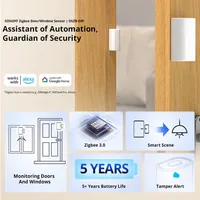 SONOFF WLAN-Tür-/Fensterkontakt SNZB-04P DC 3 V - Produkttyp: Sicherheit und Sensoren - System-Kompatibilität: Amazon Alexa - Google Assistant - IFTTT - Samsung Smart Things - Protokoll: ZigBee 3.0 - Systemkommunikation: Wireless - Detailfarbe: Weiss
