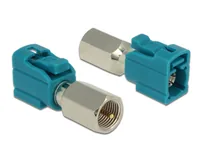 Delock Antennenadapter FAKRA Z Buchse (f) - FME Stecker (m) - Antennenanschluss: FAKRA Z - Antennenanschluss Hardware: FME - Aussenanwendung: Keine Angaben