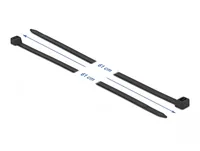 DELOCK KBI UV-beständig L 610 x B 9,0 mm schwarz 10 Stück