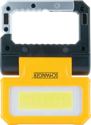 Schwaiger LED Arbeitsleuchte mit Taschenlampe 300Lm sch.gel