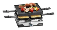 Trisa Premium 4 griglia per raclette 4 persona(e) 800 W Nero, Acciaio inox