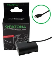 Patona USB-C Input Akku-Adapter LP-E6P