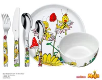 WMF Kindergeschirrset Biene Maja 6-teilig - Art: Kindergeschirrset - Materialtyp: Keramik - Material: Cromargan - Porzellan - Eigenschaften: Keine Eigenschaft - Detailfarbe: Mehrfarbig - Spülmaschinenfest: Ja