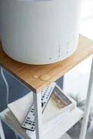 Yamazaki Regal Tower Nature/Weiss - Eigenschaften: Keine Eigenschaft - Zertifikate: Keine Zertifizierung - Breite: 25 cm - Höhe: 80 cm - Tiefe: 25 cm - Detailfarbe: Nature - Weiss