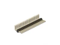 Stiftleiste 20 Pin, Rastermaß 1,27 mm, 1-reihig, gewinkelt, 5 Stück