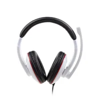 gembird Headset STEREO MHS 001GW glänzend Klinke weiß