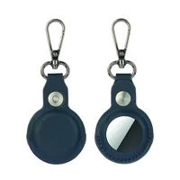 4smarts AirTag Kunstleder Case Set 4 Stück - Zubehörtyp Mobiltelefone: Key Finder-Hülle - Detailfarbe: Orange - Blau - Braun - Schwarz