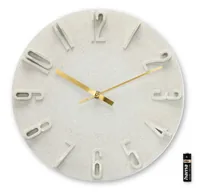 Hama Wanduhr Korfu beige 30cm 3D Ziffern 185880