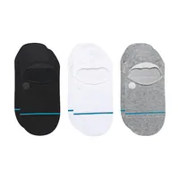 STANCE Socken Icon No Show Multi 3er-Pack - Farbe: Mehrfarbig - Detailfarbe: Grau - Schwarz - Weiss - Sockenhöhe: Sneaker - Grösse: 38 - 42