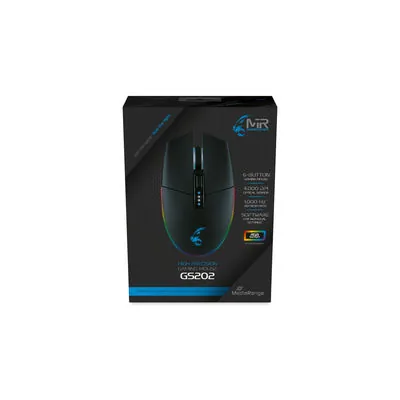 MediaRange Gaming-Maus 6-Tasten bis 4000dpi LED Beleuchtung