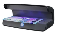 SafeScan 55 LED UV Prüfgerät für Währungen, Pässe Schwarz