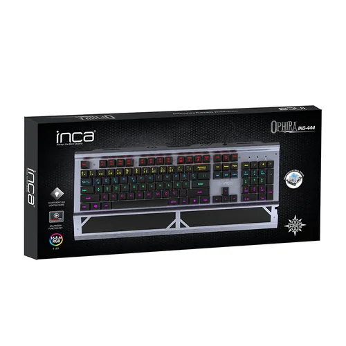 INCA Gaming Tastatur IKG-444 Mechanisch, RGB, dt. Layout retail