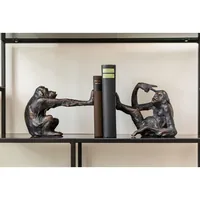 Kare Buchstütze Monkey Braun - Detailfarbe: Braun