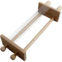 Creativ Company Webrahmen Holz, 26 x 11.5 cm für Perlen - Produktart: Webrahmen - Detailfarbe: Hellbraun