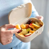 Koziol Lunchbox Pascal S Sand/Gelb - Materialtyp: Biokunststoff - Unterteilungsmöglichkeit: Nein - Material: Biozirkulärer Kunststoff - Set: Nein - Motiv: Ohne Motiv - Anwender: Erwachsene