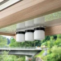 Silwy Feinkost-Magnetgläser-Set, 0.125 l, Weiss - Produkttyp: Outdoor-Vorratsdose - Materialtyp: Glas - Material: Metall - Detailfarbe: Weiss - Set: Ja - Verpackungseinheit: 1 Stück