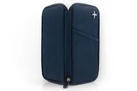 Troika Safe Flight Dokumententasche Dunkelblau - Münzfach: Ja - RFID-Schutz: Ja - Farbe: Blau - Material: Polyester - Verschluss: Reissverschluss