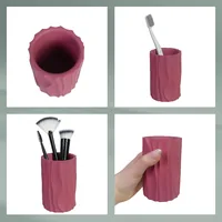Kela 23761 bathroom tumbler Polyresin Round Single Freestanding bathroom tumbler