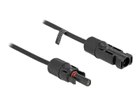 Delock Anschlusskabel DL4 Stecker zu Buchse 4 mm², 1 m - Anschluss Seite B: DL4 Kompatibel mit MC4 - TS4 - QC4 - Anschluss Seite A: DL4 Kompatibel mit MC4 - TS4 - QC4