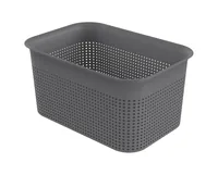 Rotho Aufbewahrungsbox Brisen 4.5 l, Anthrazit - Breite: 18 cm - Höhe: 13 cm - Tiefe: 26.2 cm - Volumen: 4.5 l - Produkttyp: Aufbewahrungsbox - Verpackungseinheit: 1 Stück