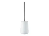 Zone Denmark Toilettenbürste Nova White - Art: Toilettenbürsten-Set - Detailfarbe: White - Detailmaterial: Porzellan - Edelstahl - Grundmaterial: Keramik - Metall