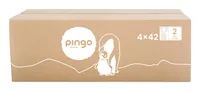 Pingo Ökowindeln Grösse 2, Mini - Packungsgrösse: 168 Stück - Packungsart: Mehrfachpackung - Produkttyp: Normale Windeln - Detailfarbe: Weiss - Grösse Windeln: 2 - Waschbar: Nein