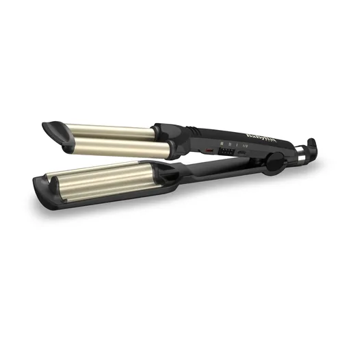 Babyliss Welleneisen Easy Waves C260E Titan-Keramik Schwarz - Lockenstyler-Typ: Lockenstab - Ionentechnologie: Keine Angaben - Anwender: Damen