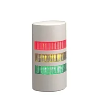 PATLITE Halbsäule WEP-302FB-RYG Wandm. Buz LED R-Y-G weiss