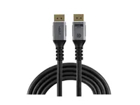 onit Kabel Premium DisplayPort - DisplayPort, 4K/60 Hz, 1 m - Kabeltyp: Anschlusskabel - Videoanschluss Seite A: DisplayPort - Videoanschluss Seite B: DisplayPort - Detailfarbe: Schwarz - HDMI Standard: Keine Angabe - Display Port Standard: 1.2