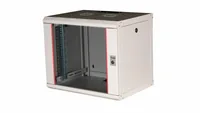 Equip 19 Netzwerkschrank Glastür PM 600x450mm 9HE grau