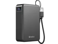 Sandberg Powerbank Nano Schwarz 20000 mAh - Akkutyp: Lithium-Ion (Li-Ion) - Akkukapazität: 20000 mAh - Detailfarbe: Schwarz - USB Ladeanschluss (Output): 2 - USB-C PD: Ja - Max. Output USB-C PowerDelivery: 20 W