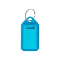 Robert Rieffel Schlüsselanhänger KeyTag 100 Stück, Blau - Motiv: Ohne Motiv - Detailfarbe: Blau