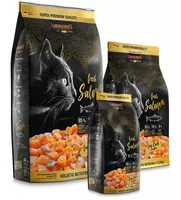 Leonardo Cat Food Trockenfutter Fresh Lachs, 250 g - Tierbedürfnis: Kein besonderes Bedürfnis - Geschmacksrichtung: Fisch - Zertifikate: Keine Zertifizierung - Fleischsorte: Lachs - Packungsgrösse: 0.25 kg - Futtereigenschaft: Ohne künstliche Zusätze - Ho