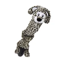 Kong Hunde-Spielzeug Stretchezz Jumbo Leopard X-L - Produkttyp: Plüsch-/Stofftier - Tierart: Hund - Detailfarbe: Grau